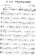 download the accordion score A la Française (Marche) in PDF format