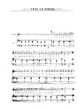 download the accordion score Avec ce soleil (Chant : Edith Piaf) in PDF format