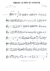 descargar la partitura para acordeón Trois Temps d'Amour (Boston) en formato PDF