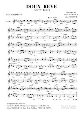 télécharger la partition d'accordéon Doux rêve (Slow Rock) au format PDF