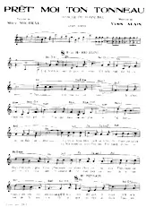 télécharger la partition d'accordéon Prêt' moi ton tonneau (Chant : Andrex) (Marche du tonnerre) au format PDF