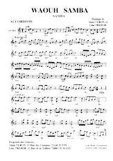 descargar la partitura para acordeón Waouh Samba en formato PDF