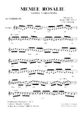 télécharger la partition d'accordéon Mémée Rosalie (Samba Variations) au format PDF