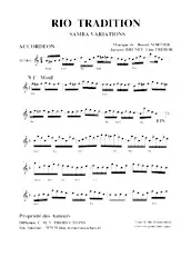 télécharger la partition d'accordéon Rio tradition (Samba Variations) au format PDF