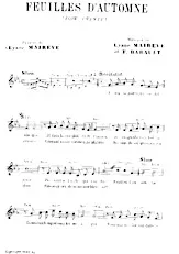 descargar la partitura para acordeón Feuilles d'Automne (Slow Chanté) en formato PDF