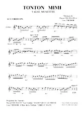 descargar la partitura para acordeón Tonton Mimi (Valse Musette) en formato PDF