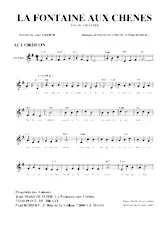 télécharger la partition d'accordéon La fontaine aux chênes (Valse Chantée) au format PDF