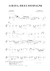 télécharger la partition d'accordéon Lolita fille d'Espagne (Paso Doble) au format PDF