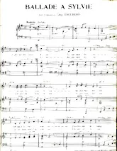download the accordion score Ballade à Sylvie in PDF format
