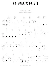 download the accordion score Le vieux fusil in PDF format