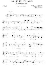 télécharger la partition d'accordéon Elle tu l'aimes (Cancao do Mar) (Adaptation : Michel Jourdan) (Chant : Hélène Ségara) au format PDF