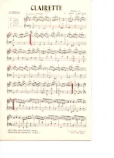 download the accordion score Clairette (Java) in PDF format