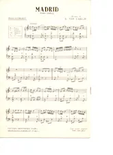 scarica la spartito per fisarmonica Madrid (Paso Doble) in formato PDF