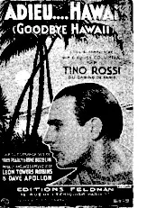 download the accordion score Adieu Hawaii (Goodbye Hawaii) (Chant : Tino Rossi) in PDF format