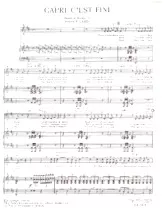 descargar la partitura para acordeón Capri c'est fini en formato PDF