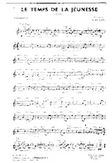 descargar la partitura para acordeón Le temps de la jeunesse (Slow) en formato PDF