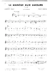 descargar la partitura para acordeón Le manège aux amours (Valse) en formato PDF