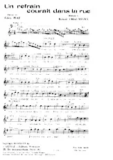 download the accordion score Un refrain courait dans la rue (Valse) in PDF format