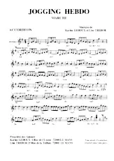 télécharger la partition d'accordéon Jogging Hebdo (Marche) au format PDF