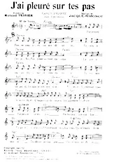 download the accordion score J'ai pleuré sur tes pas (Tango) in PDF format