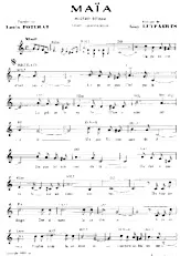 descargar la partitura para acordeón Maïa (Boléro Rumba) en formato PDF