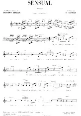 télécharger la partition d'accordéon Sensual (Tango) (Chant : Luis Mariano) au format PDF