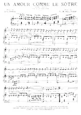 descargar la partitura para acordeón Un amour comme le nôtre (Chant : Lucienne Boyer) (Slow Chanté) en formato PDF