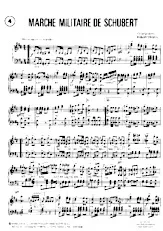 télécharger la partition d'accordéon Marche militaire de Schubert au format PDF