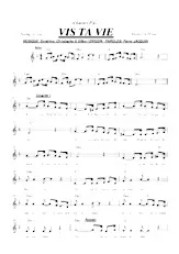descargar la partitura para acordeón Vis ta vie (Swing) en formato PDF