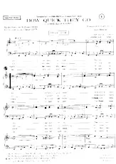télécharger la partition d'accordéon How Quick They Go (Comme ils s'en vont) (Pop Music) au format PDF