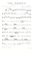 télécharger la partition d'accordéon Olé Malèna (Paso Doble Flamenco) au format PDF