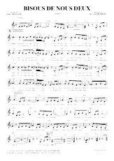 télécharger la partition d'accordéon Bisous de nous deux (Rumba) au format PDF