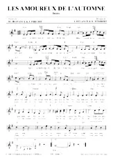 download the accordion score Les amoureux de l'automne (Boléro) in PDF format