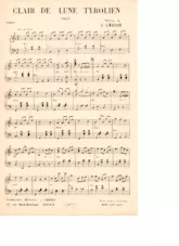 télécharger la partition d'accordéon Clair de lune Tyrolien (Valse) au format PDF