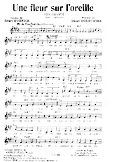 download the accordion score Une fleur sur l'oreille (Fox Chanté) in PDF format