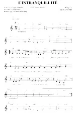 descargar la partitura para acordeón L'intranquillité en formato PDF