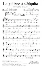télécharger la partition d'accordéon La guitare à Chiquita (Fox Sketch Chanté) au format PDF