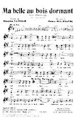 scarica la spartito per fisarmonica Ma belle au bois dormant (Chand : Rudy Hirigoyen) (Fox Sérénade) in formato PDF