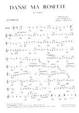 télécharger la partition d'accordéon Danse ma rosette (Bourrée) au format PDF
