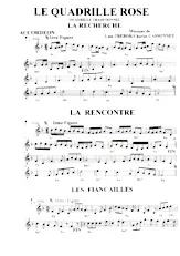 télécharger la partition d'accordéon Le quadrille rose (5 figures) au format PDF