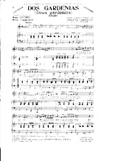 télécharger la partition d'accordéon Dos Gardénias (Deux Gardénias) (Piano Conducteur) au format PDF