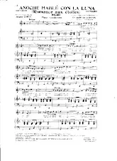 télécharger la partition d'accordéon Anoche Hablé Con La Luna (Romance aux Etoiles) (Arrangement : Yvonne Thomson) (Piano Conducteur) au format PDF