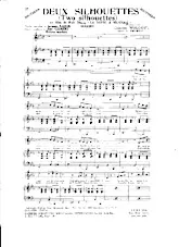 télécharger la partition d'accordéon Deux Silhouettes (Two Silhouettes) (Du film : La boite à musqiue) (Arrangement Yvonne Thomson) (Boléro) (Piano Conducteur) au format PDF