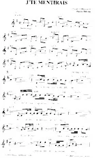 download the accordion score J' te mentirais in PDF format