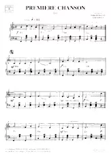 download the accordion score Première Chanson (Fox) in PDF format