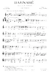 descargar la partitura para acordeón Barnabé (Chant : Fernandel) (Fox Trot Chanté) en formato PDF