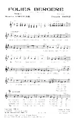 télécharger la partition d'accordéon Folies Bergère (Fox Trot Chanté) au format PDF