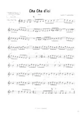 descargar la partitura para acordeón Cha Cha d'ici en formato PDF