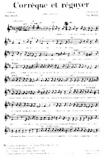 scarica la spartito per fisarmonica Corrèque et réguyer (Chant : Edith Piaf) in formato PDF