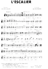 télécharger la partition d'accordéon L'escalier (Slow Fox Chanté) au format PDF